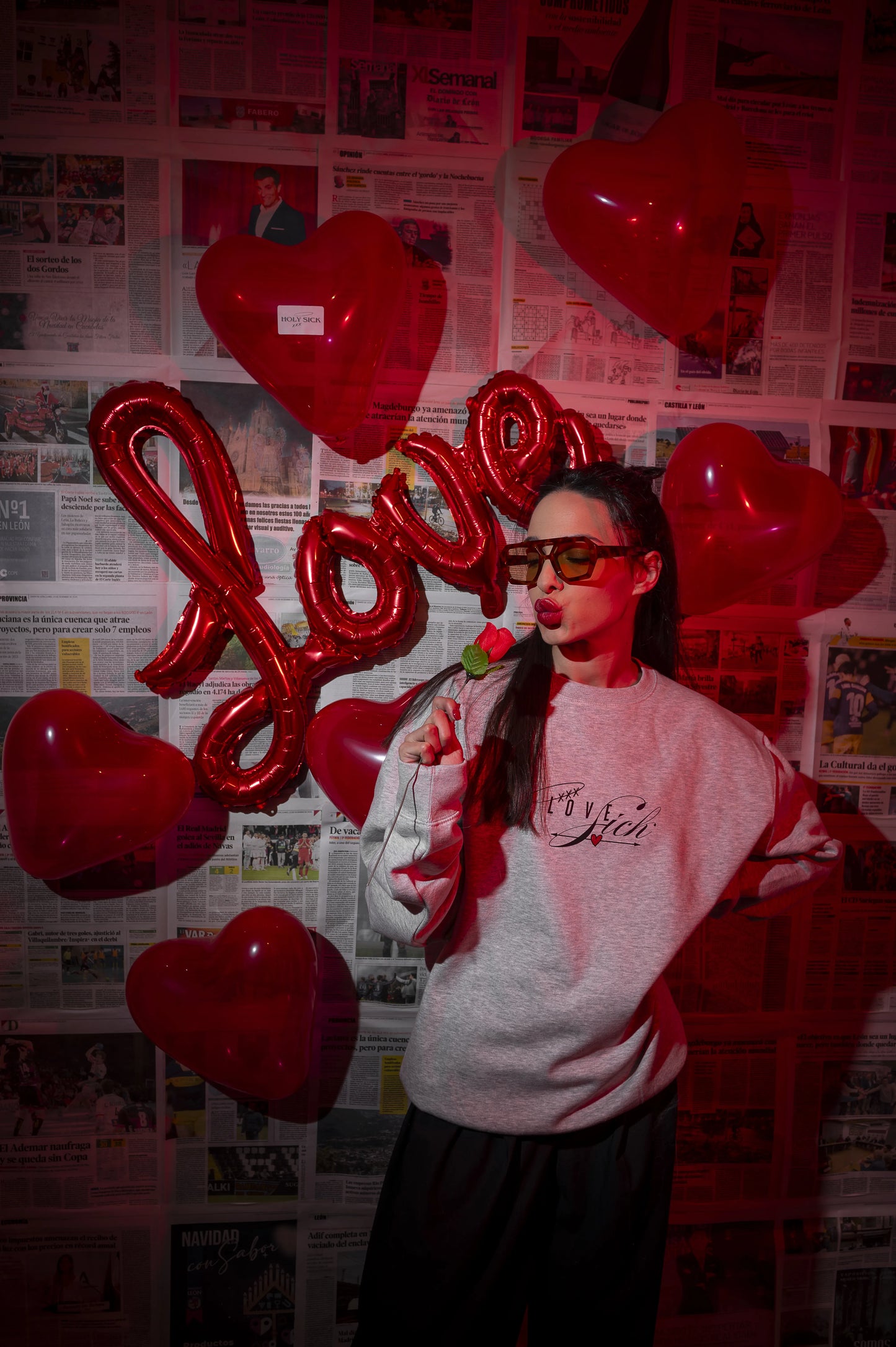 Sudadera especial San Valentín