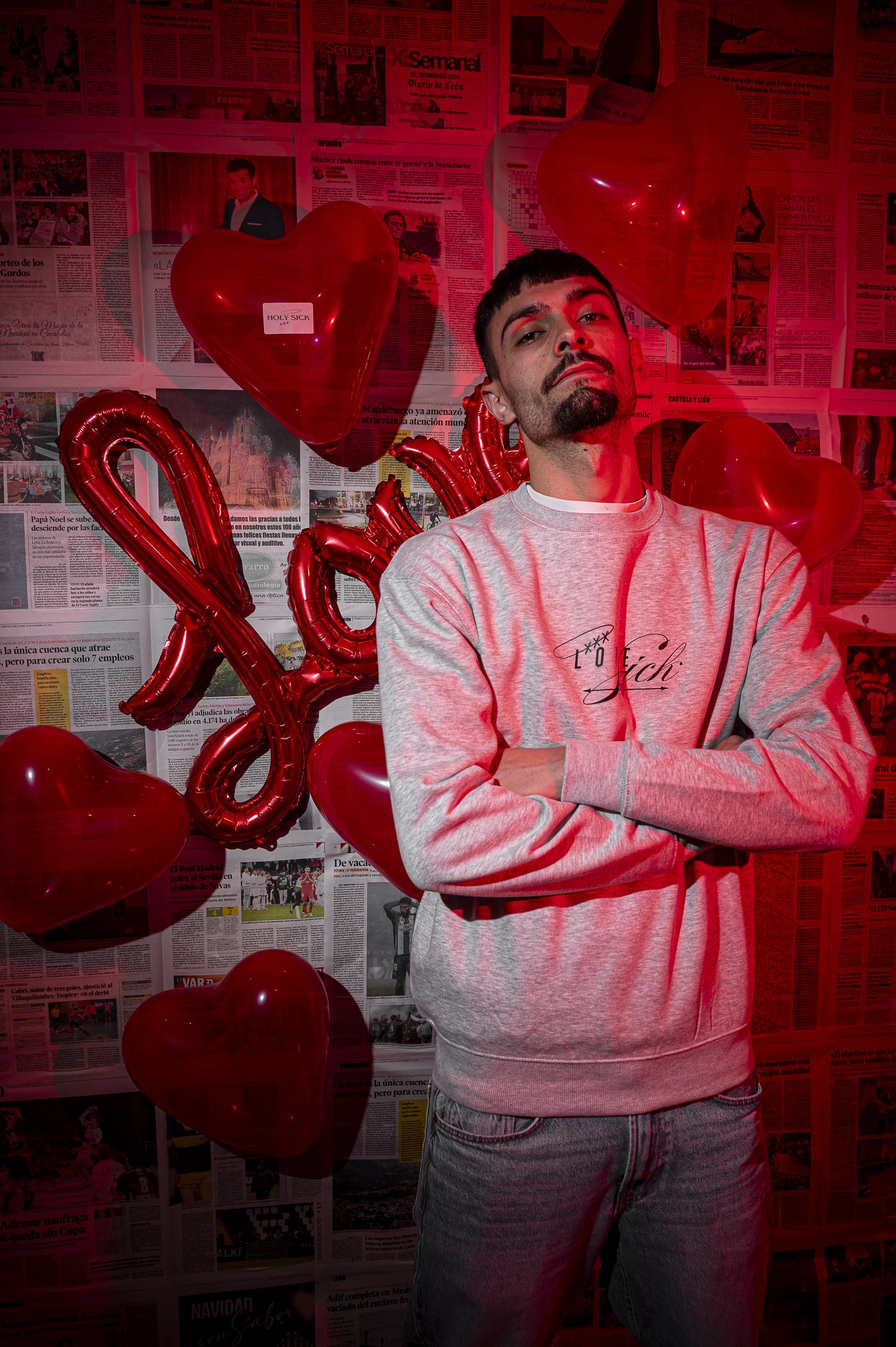 Sudadera especial San Valentín