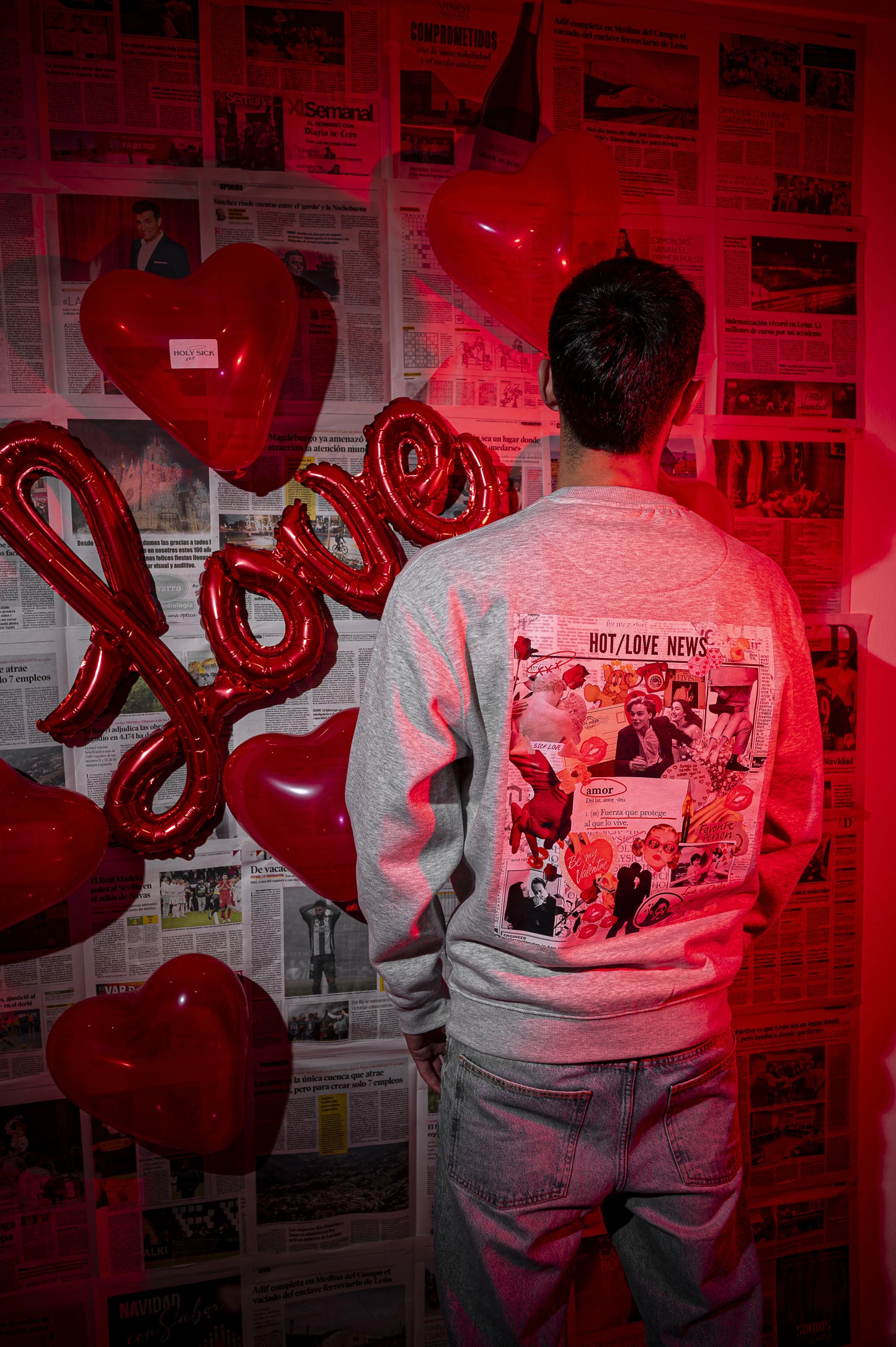 Sudadera especial San Valentín